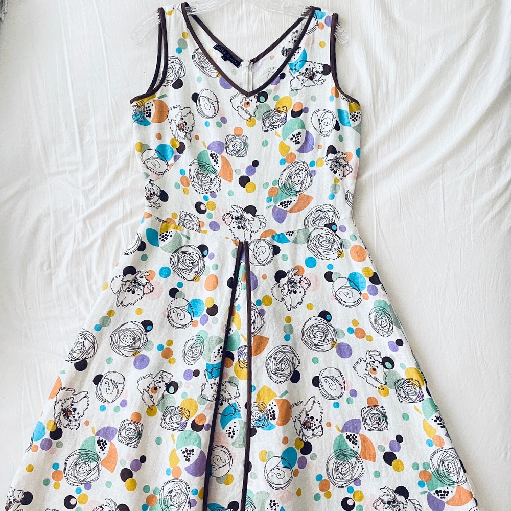 Vintage inspired Linen Dress